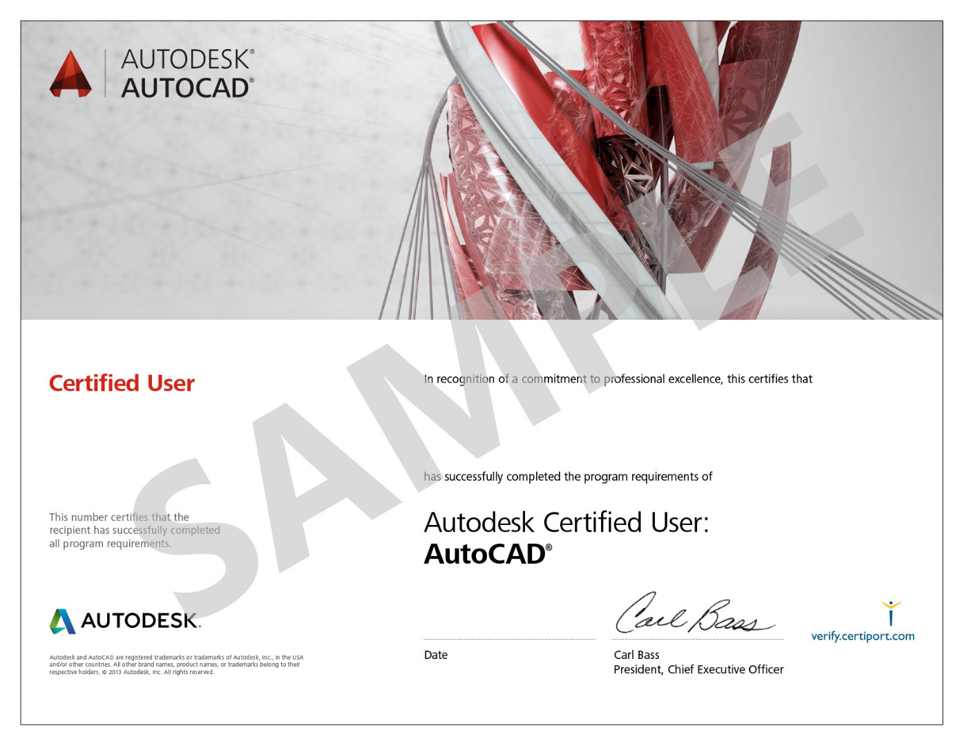 Certificazione Autocad Certified User