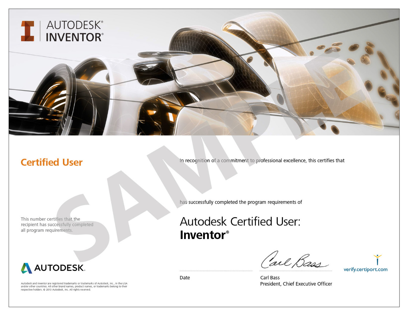 Certificazione Inventor Certified User