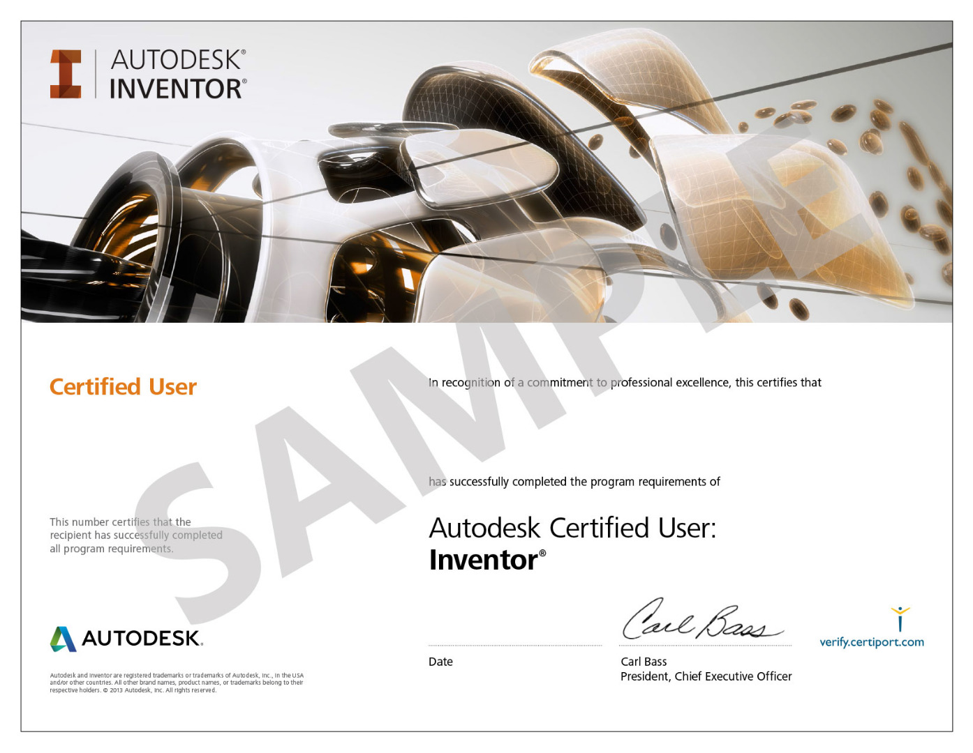 Certificazione Inventor Certified User Certificazione Inventor Certified User