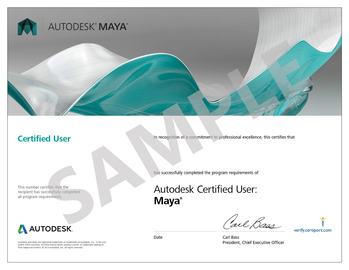 Certificazione Autodesk Maya Certified User Certificazione Autodesk Maya Certified User