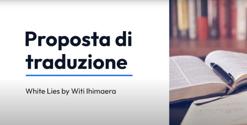 Proposta di traduzione del libro White Lies di Witi Ihimaera