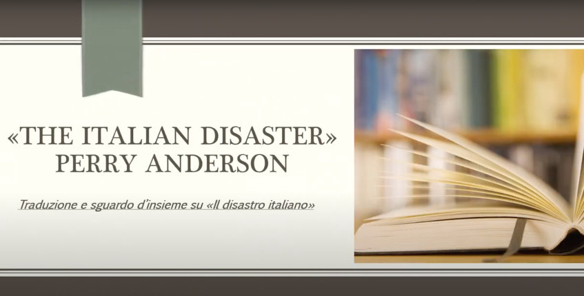 “The Italian Disaster” - Perry Anderson