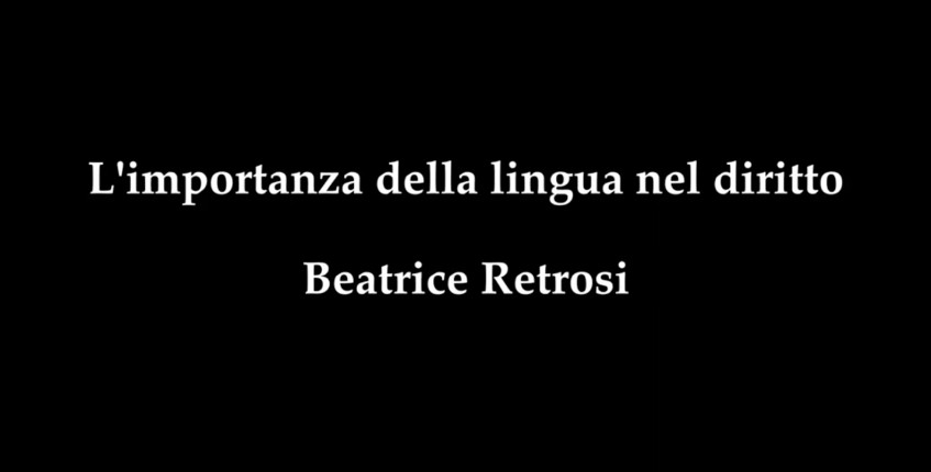 L’importanza della lingua nel diritto